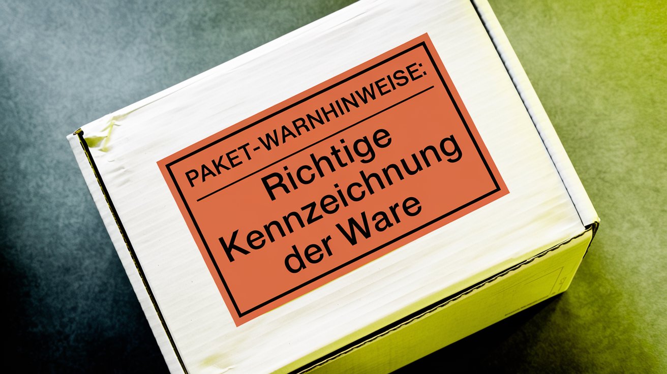 Paket-Warnhinweise: Richtige Kennzeichnung der Ware - Paket-Warnhinweise: Richtige Kennzeichnung der Ware