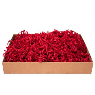 SizzlePak Rot (bright red) 1kg (ca. 32 Liter) farbiges Füll- und Polsterpapier