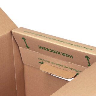 Umzugskarton Karton Kartonage Faltkarton Verpackung HaGa® 10cmx10cmx120cm 5 Stk 