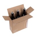 Flaschenversandkarton Bier 0,33 Liter für 3 Flaschen inkl. Einlage