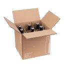 Flaschenversandkarton Bier 0,5 Liter f&uuml;r 9 Flaschen inkl. Einlage